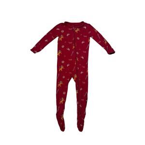 KYTE BABY Harry Potter Zippered Footie Pajama Size 18-24 Months Red Print Unisex